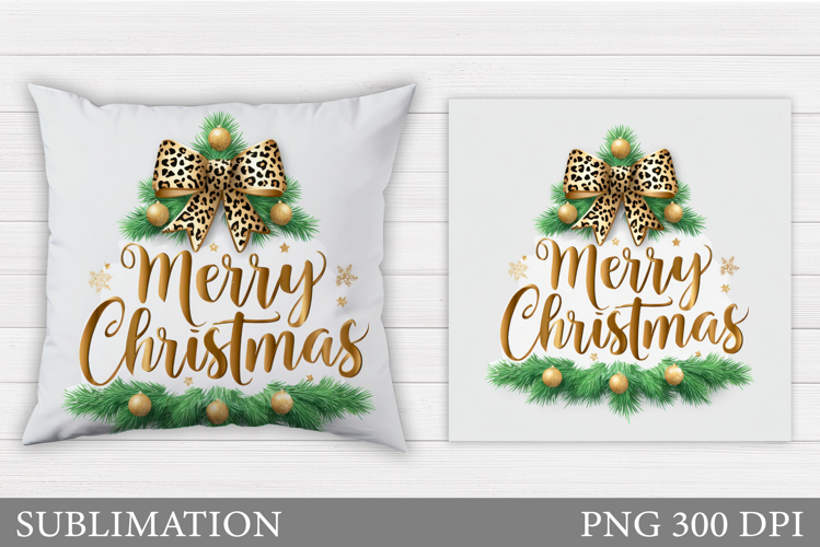 Christmas Tree Pillow Design. Christmas Tree Sublimation