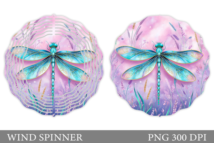 Dragonfly Wind Spinner Design. Dragonfly Sublimation