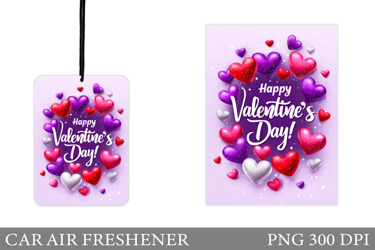 Valentines Day Car Air Freshener. Heart Car Air Freshener
