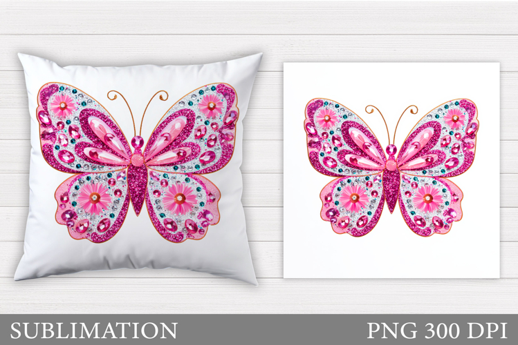 Butterfly Pillow Sublimation. Butterfly Sublimation