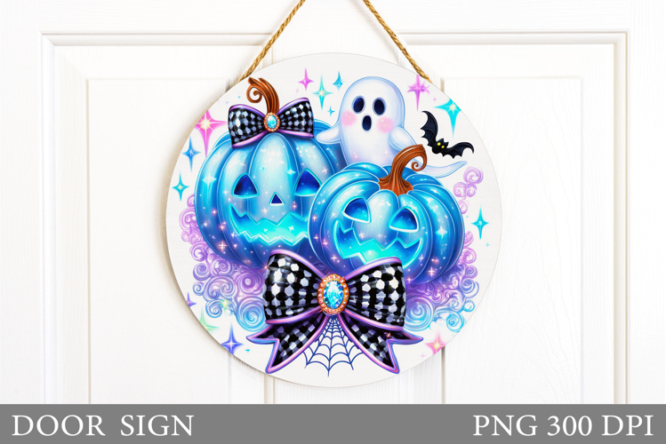 Halloween Door Sign Design. Halloween Sublimation