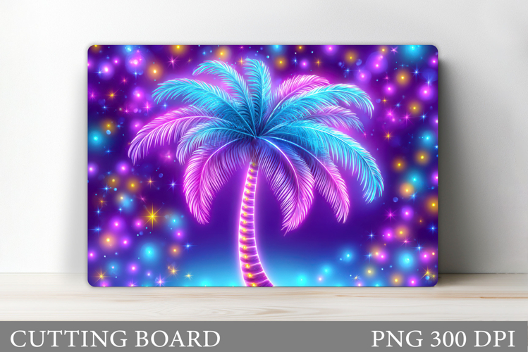 Palm Tree Cutting Board. Palm Tree Sublimation