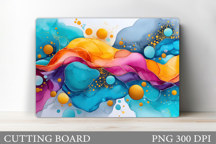 Abstraction Cutting Board Design. Abstraction Sublimation