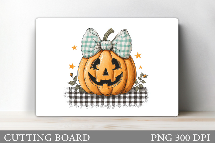 Halloween Cutting Board. Pumpkin Cutting Board Sublimation