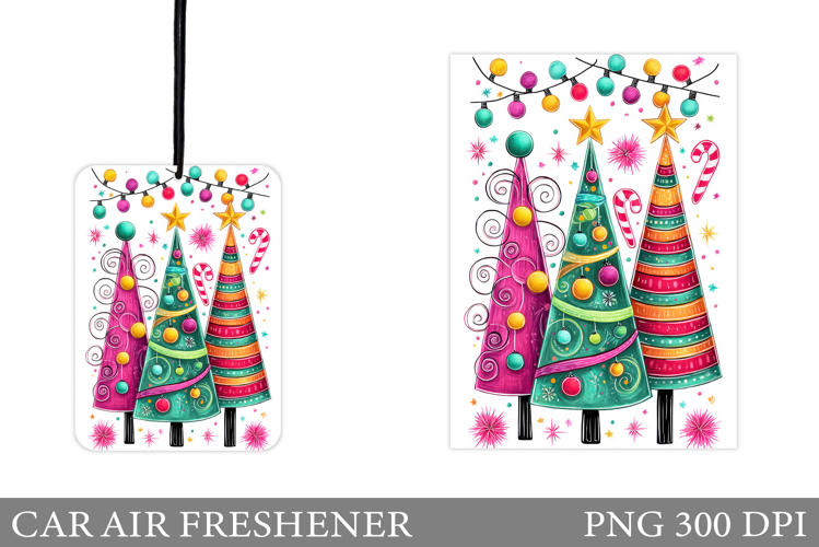 Christmas Tree Car Air Freshener. Winter Car Air Freshene