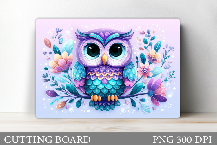 Owl Cutting Board Design. Owl Kitchen Cutting Board Design