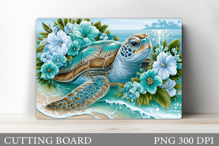 Sea Turtle Cutting Board. Sea Turtle Sublimation