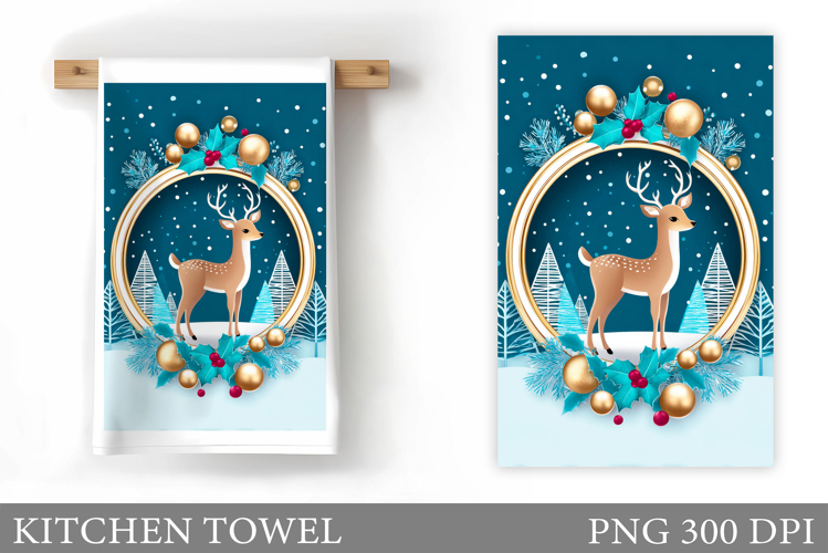 Cute Reindeer Clipart Image 8