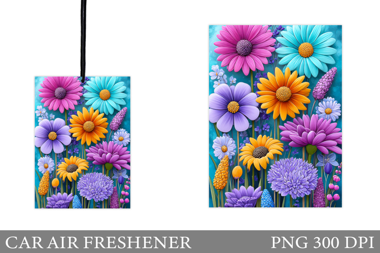 Flowers Flowers Car Air Freshener. Summer Car Air Freshener