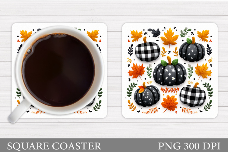 Fall Pumpkin Coaster. Fall Coaster Sublimation