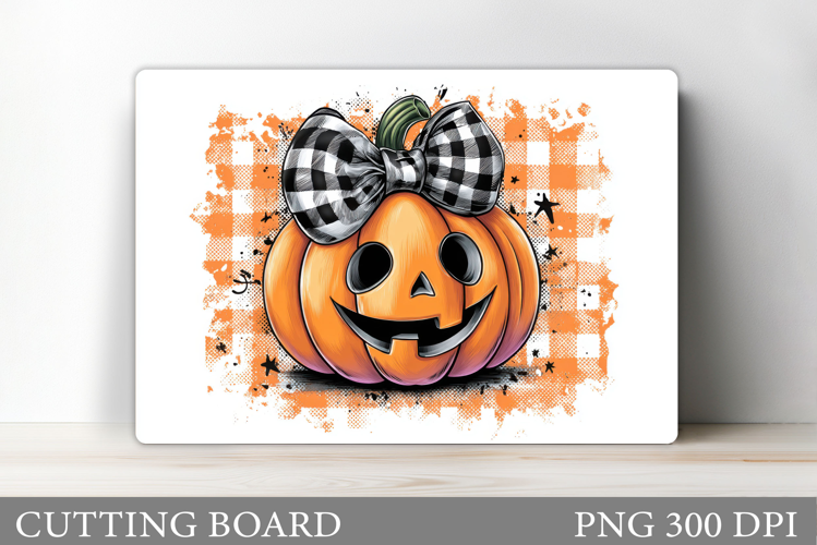 Halloween Pumpkin Cutting Board. Halloween Cutting Board
