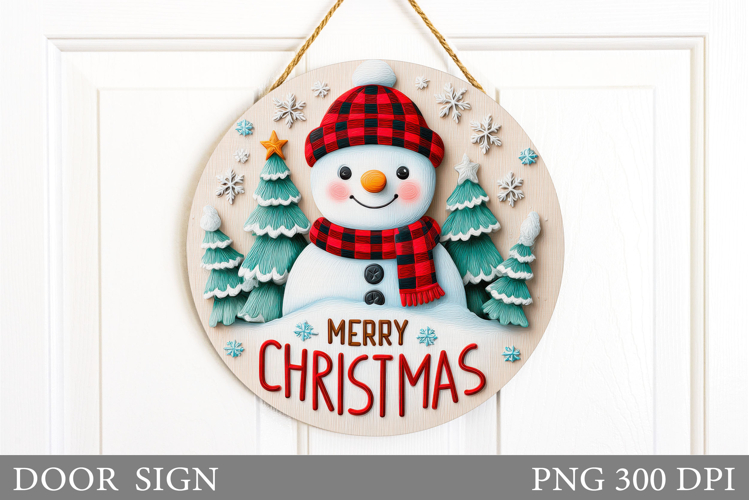 Christmas Snowman Clipart Image 15