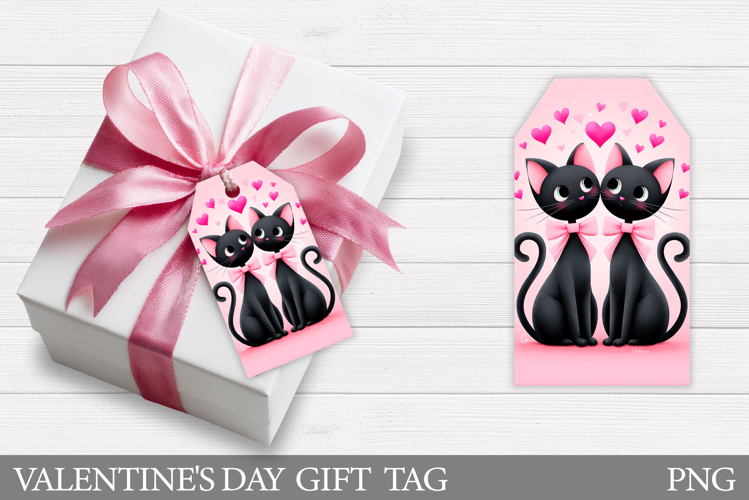 Valentines Dog Gift Tag. Valentines Gift Tag Design