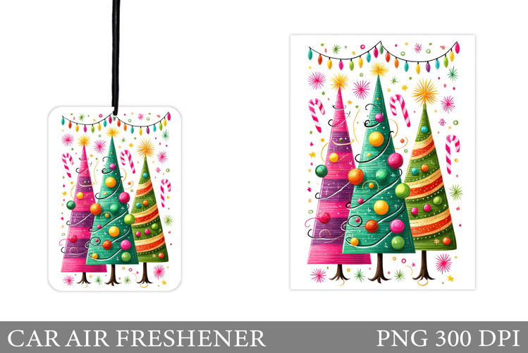 Christmas Tree Car Air Freshener. Winter Car Air Freshener