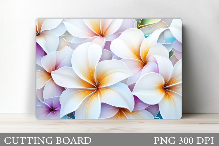 Floral Cutting Board Design. Flowers Cutting Board