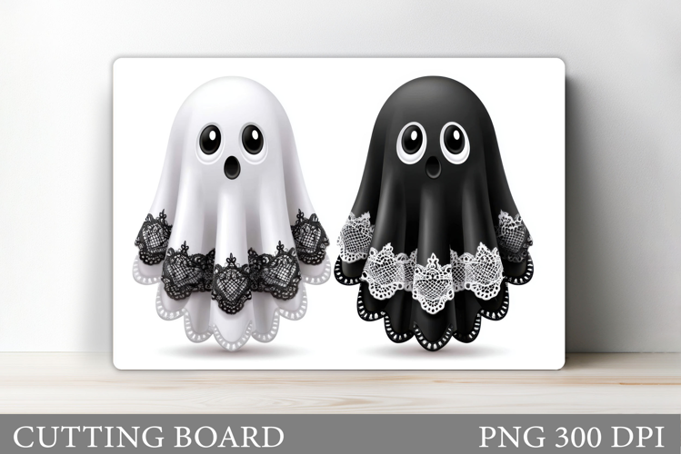 Halloween Ghost Cutting Board. Halloween Cutting Board