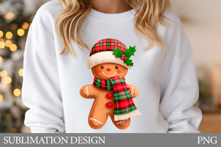 Gingerbread Sublimation. Gingerbread T-Shirt Design