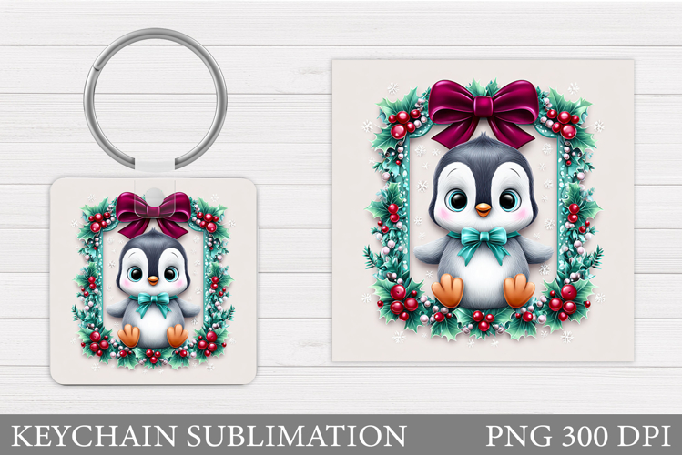 Christmas Penguin Clipart Image 7
