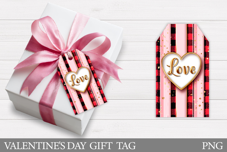 Love Gift Tag Printable. Valentines Gift Tag Design