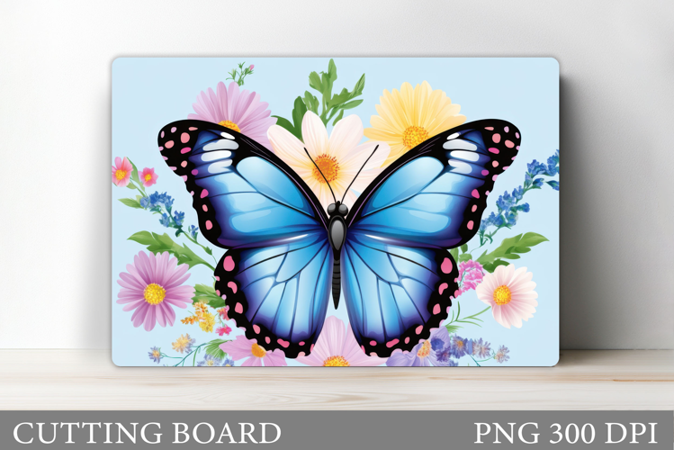 Butterfly Cutting Board Design. Butterfly Sublimation