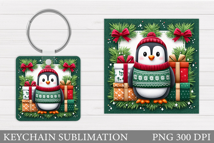 Christmas Penguin Clipart Image 9