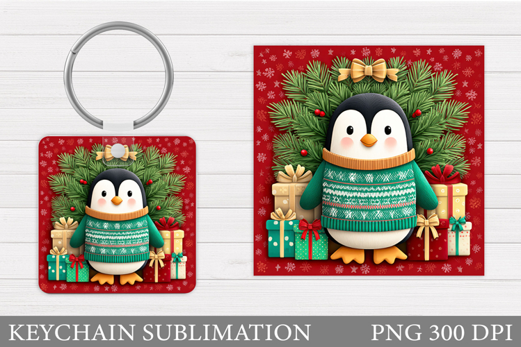 Christmas Penguin Clipart Image 8