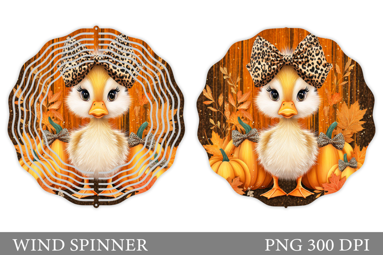 Fall Duck Wind Spinner. Fall Wind Spinner Sublimation