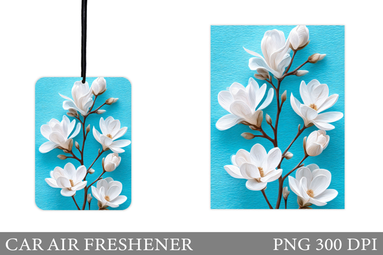 Flowers Car Air Freshener. Floral Car Air Freshener Design
