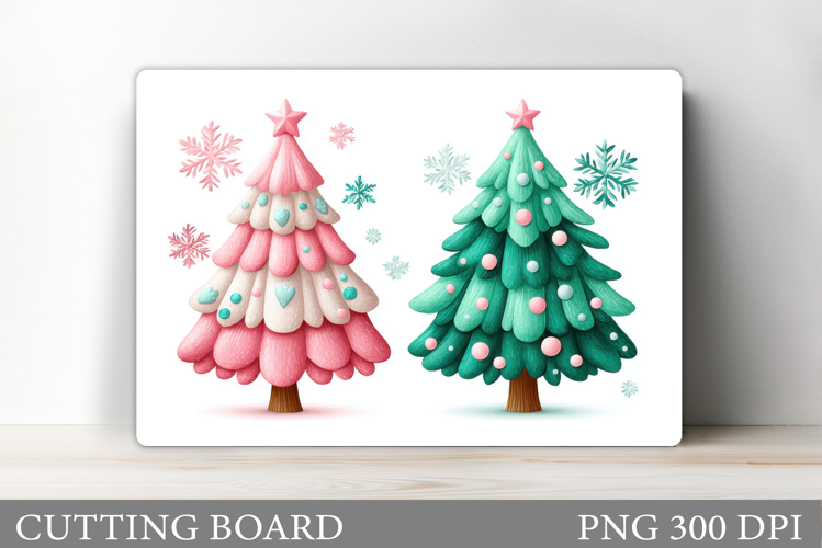 Christmas Tree Cutting Board. Christmas Tree Sublimation
