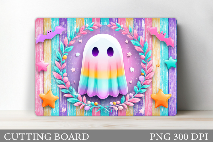 Cute Halloween Cutting Board. Cute Ghost Cutting Board