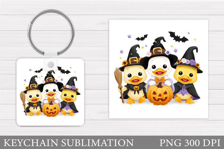 Halloween Goose Keychain. Halloween Keychain Design