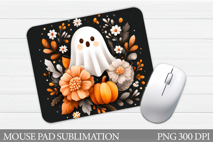 Halloween Ghost Mouse Pad. Halloween Mouse Pad Sublimation