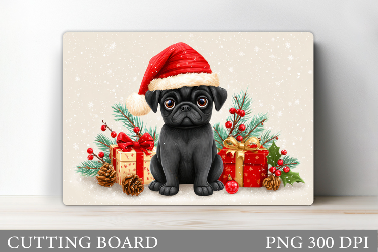 Christmas Dog Cutting Board. Christmas Cutting Board Design