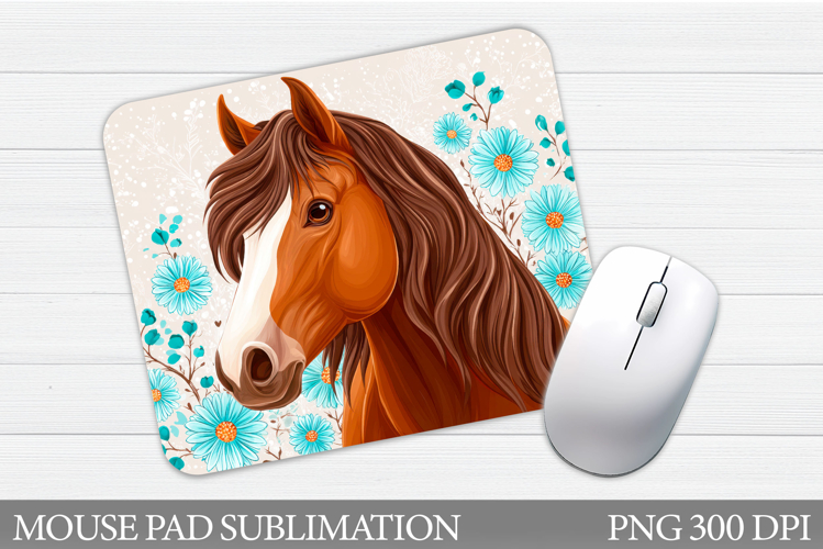Horse Mouse Pad Sublimation. Horse Mouse Pad Design