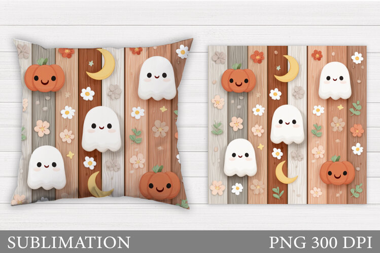 Halloween Pillow Sublimation. Halloween Sublimation example image 1