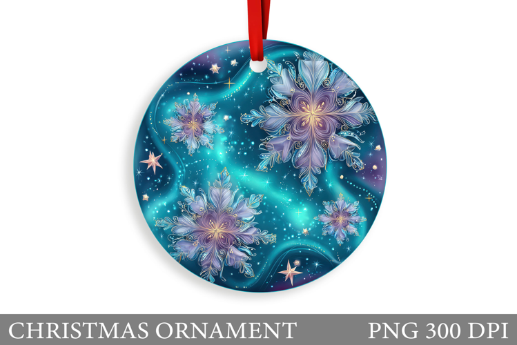 Snowflakes Christmas Ornament. Christmas Ornament Design