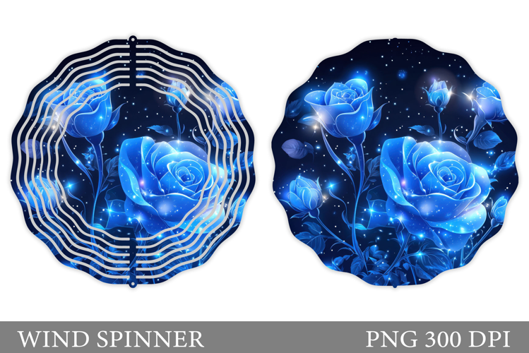 Roses Wind Spinner Design. Flowers Wind Spinner Sublimation