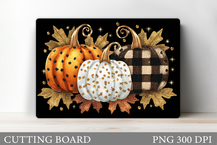 Fall Pumpkin Cutting Board Design. Fall Pumpkin Sublimation