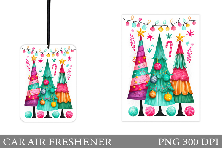 Christmas Tree Car Air Freshener. Winter Car Air Freshener