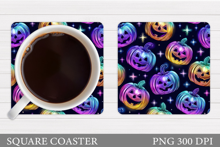 Halloween Pumpkin Coaster. Halloween Coaster Design