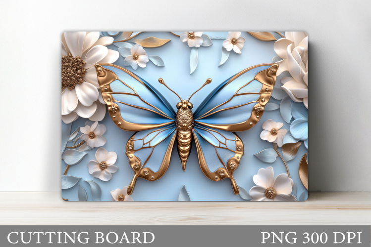 Butterfly Cutting Board. Flower Cutting Board Sublimation