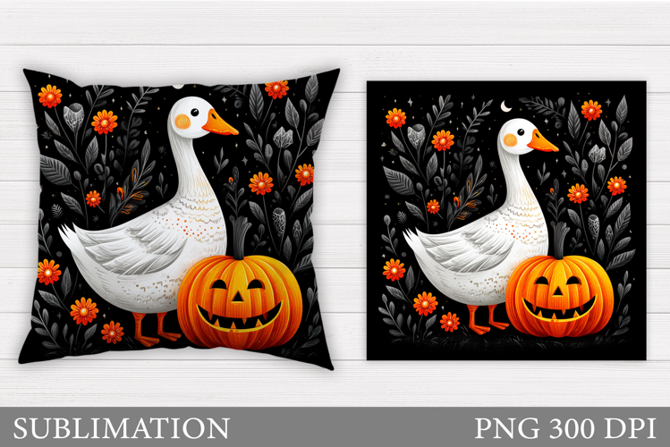 Fall Goose Pillow Sublimation. Fall Pillow Design
