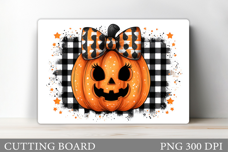Halloween Cutting Board. Pumpkin Cutting Board Sublimation