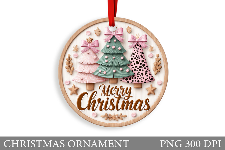 Christmas Tree Christmas Ornament. Christmas Sublimation