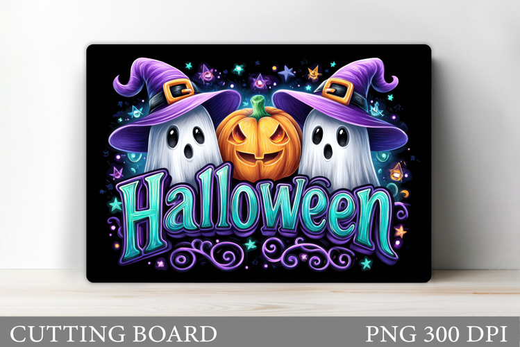 Halloween Cutting Board. Ghost Cutting Board Design