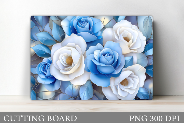 Roses Cutting Board. Flowers Cutting Board Design