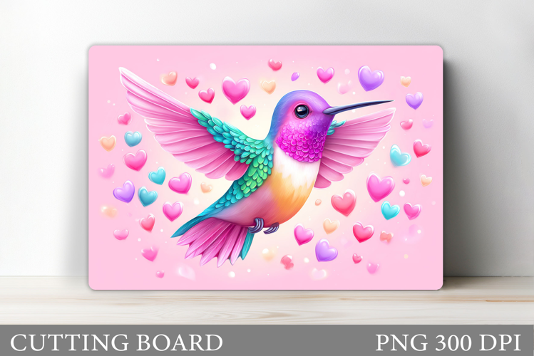 Hummingbird Cutting Board. Valentines Kitchen Cutting Board