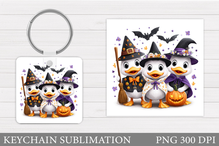 Halloween Goose Keychain. Halloween Keychain Design