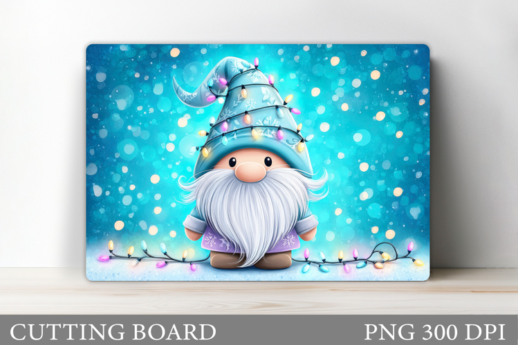 Christmas Gnome Cutting Board. Christmas Cutting Board