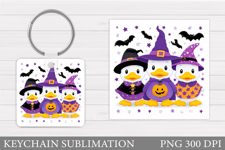 Halloween Goose Keychain. Halloween Keychain Design